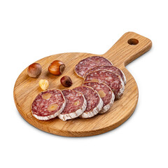 Gourmet salami with filbert