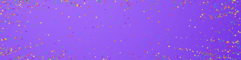 Festive cool confetti. Celebration stars. Childish