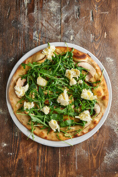 Pizza Funghu Di Bosco with rocket
