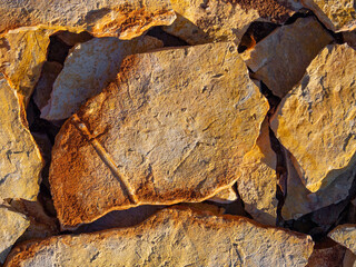 Natural Irregular Stone. Flagstone for Paving, Flooring and Facade.