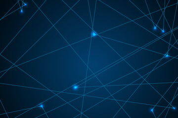 Internet connection network high digital technology. Abstract geometric background with connecting points and lines. Vector illustration EPS 10.