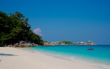 Fototapeta na wymiar Beaches in the Similan Islands, Andaman Sea, Thailand
