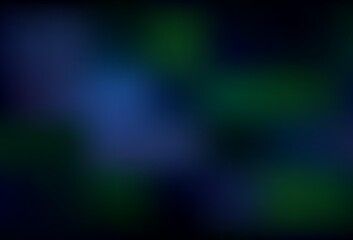 Dark Blue, Green vector blurred pattern.