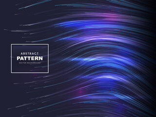 Abstract Dynamic Light Effect Lines Background.