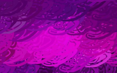 Fototapeta na wymiar Dark Purple vector template with chaotic poly shapes.