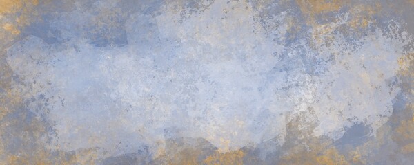 Sfondo acquerello in pittura azzurro e marrone con trama nuvolosa e grunge marmorizzato, nebbia morbida sfumata, illuminazione nebulosa e colori pastello