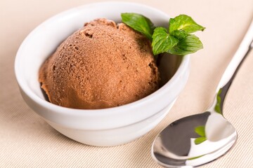 Chocolate Ice Cream Scoops