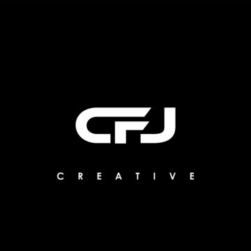 CFJ Letter Initial Logo Design Template Vector Illustration