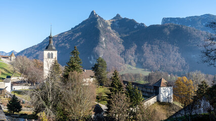 The Village of Gruyeres, Switzerland. 