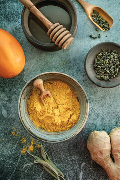 Turmeric and other healthy ingredients