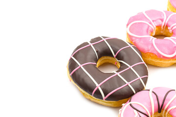 Donut delicious isolated
