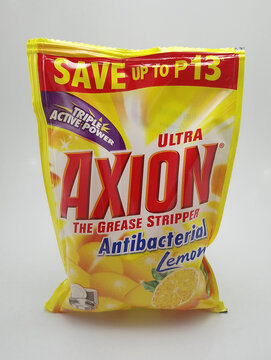 Axion grease stripper antibacterial lemon dishwashing liquid in Quezon City, Philippines