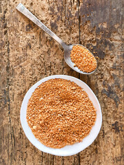 Tarhana cereal for traditional Turkish soup