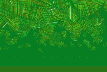 Light Green, Yellow vector template with circles.