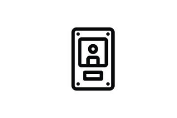 Wild West Outline Icon - Wanted