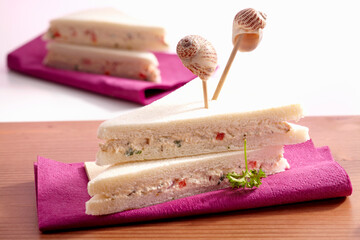 Classic tuna sandwiches