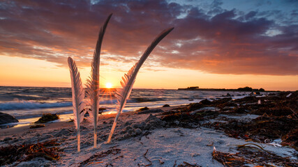 Sonnenuntergang in D&auml;nemark