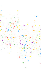Festive unusual confetti. Celebration stars. Joyou
