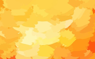 Light Yellow vector background with abstract shapes.