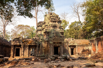 Fototapeta na wymiar Khmer temple Ta Prom in Angkor
