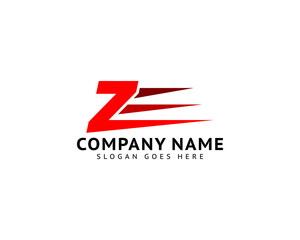 Initial Letter Z Fast Design Logo