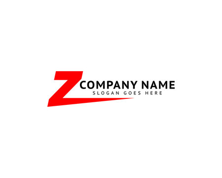 Initial letter Z logo template design