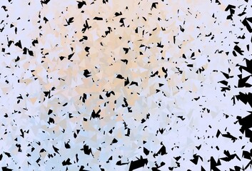 Dark Purple vector backdrop with lines, triangles.