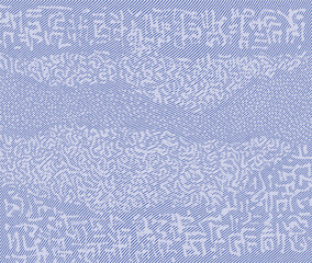 Abstract Halftone Background, Retro Engraving Style. Vector Illustration	