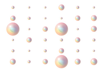 White Sphere on white background. Sphere mockup. 3d illustration