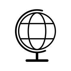 Globe line icon