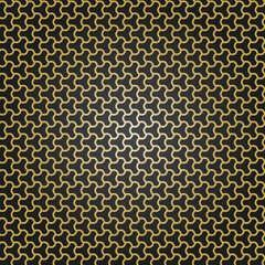 Seamless golden ornament. Modern background. Geometric modern pattern