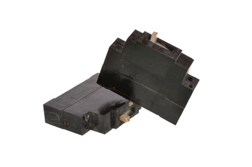 electrical switch isolated on white background