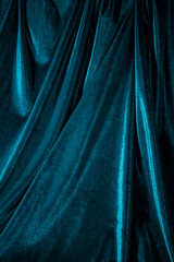 Luxurious cloth background of velvet, velor fabric in trendy color