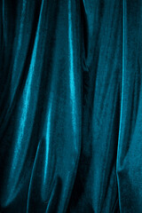 Luxurious cloth background of velvet, velor fabric in trendy color