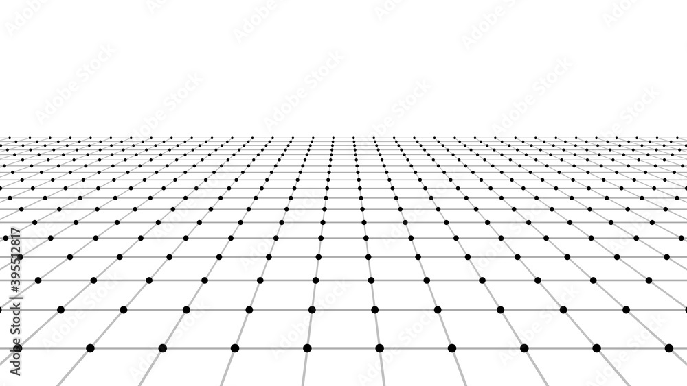 Aufkleber vector perspective grid. digital background in retro style. wireframe landscape on white background.