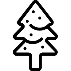 
Pine Tree Flat Vector Icon
