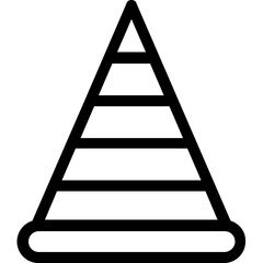 
Birthday Cap Flat Vector Icon
