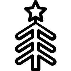 
Pine Tree Flat Vector Icon
