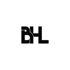 bhl letter original monogram logo design