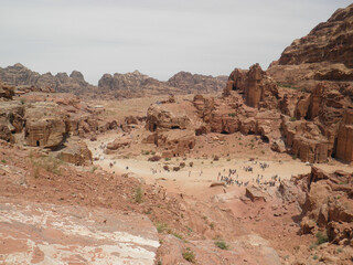 Jordania Petra zaginione miasto