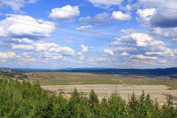 Fototapeta na wymiar Coal mine near Sokolov in Czech Republic