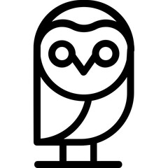 
Owl Flat Vector Icon
