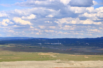 Fototapeta na wymiar Coal mine near Sokolov in Czech Republic