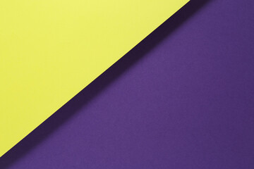 violet and yellow color paper background