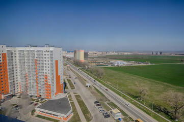 Obraz premium City life. City views. Urban exteriors, interiors and panoramas.