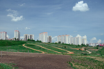 Fototapeta premium City life. City views. Urban exteriors, interiors and panoramas.
