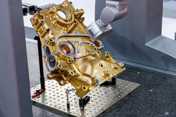 3d laser scan for measuring or reverse engineering during scan automotive part of industrial...