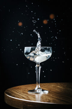 Dry Martini With Splashes