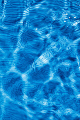 Blue water ripples and splashes. Blue water texture.	
