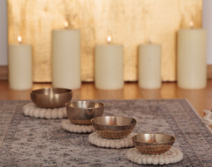 Singing bowl, ceremony of welness, sound of tibet